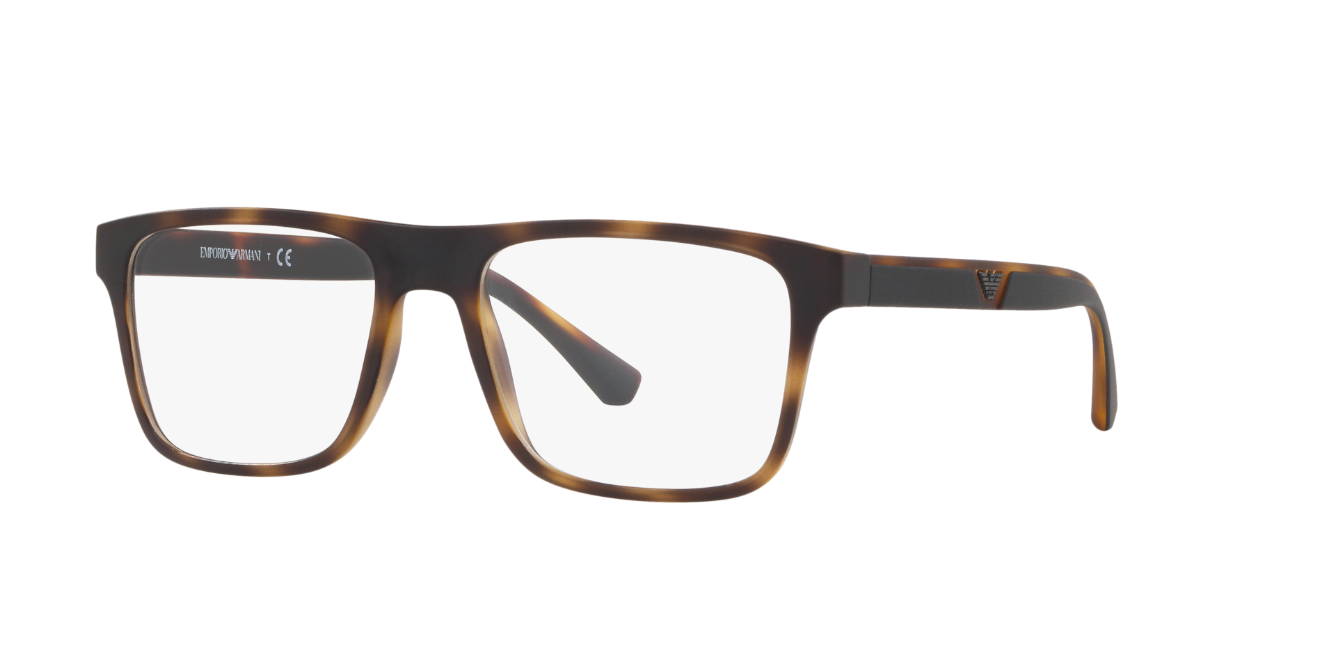 Emporio Armani Mann Sunglass EA4115 - Rahmenfarbe: Matt Havana, Linsenfarbe: Klar