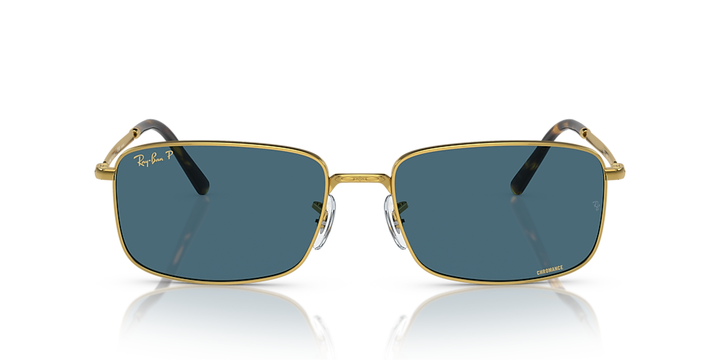 Ray-Ban RB3717 Polarized+ Lenses XL (57 - 18) with Blue lenses and
