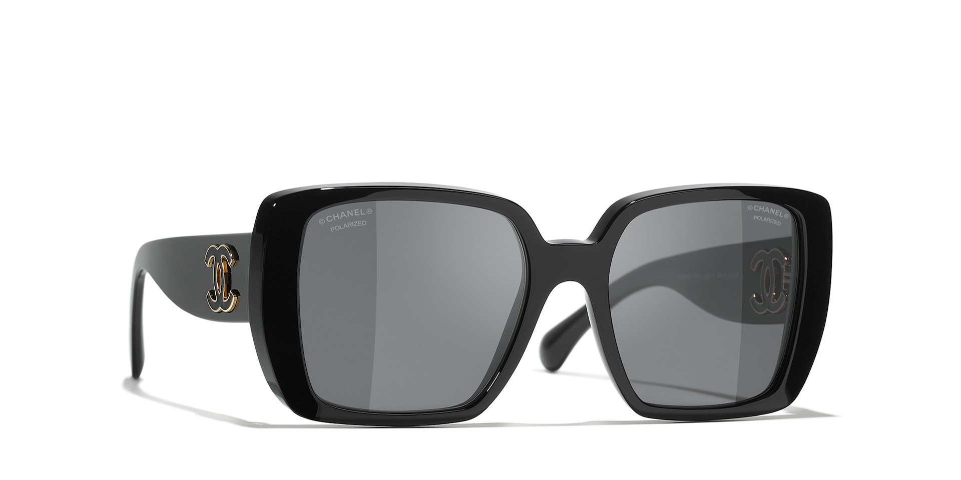 Chanel Square Sunglasses CH5541 M (54 - 18) with Grey lenses and