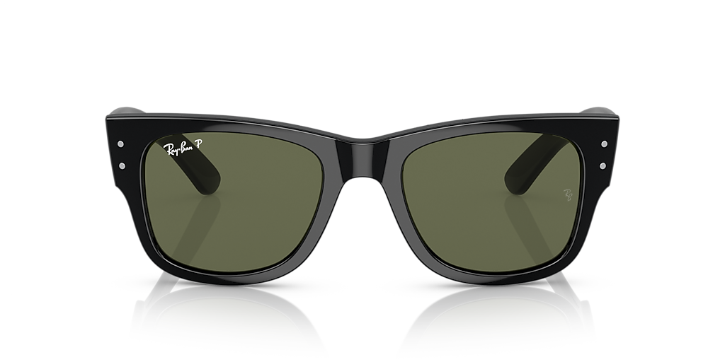 Ray-Ban Mega Wayfarer M (51 - 21) with Green lenses and Black