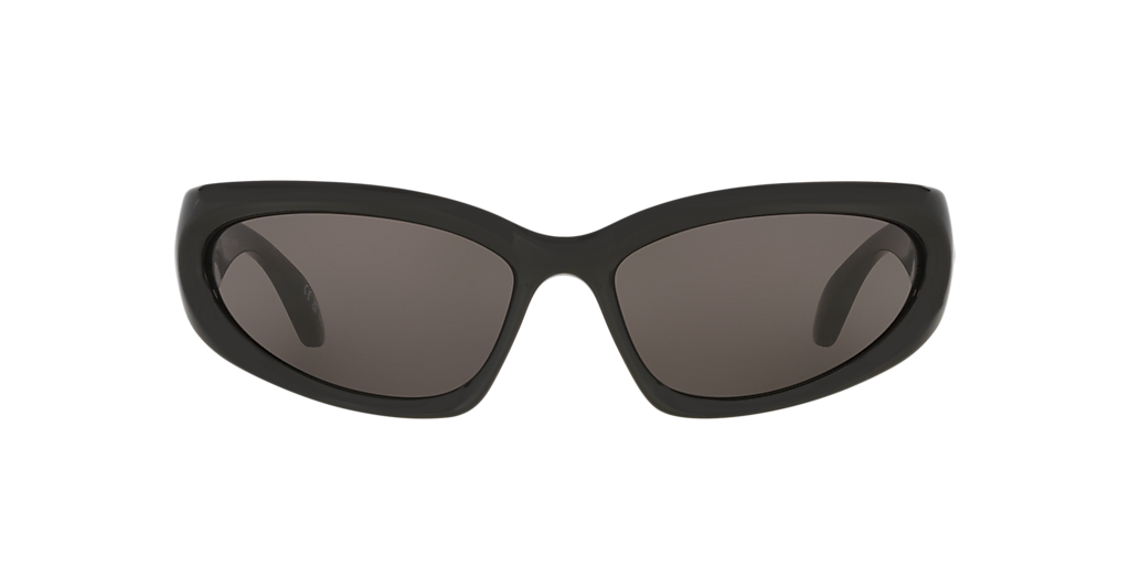 Balenciaga BB0157S XXL (65 - 17) with Grey lenses and Black frame