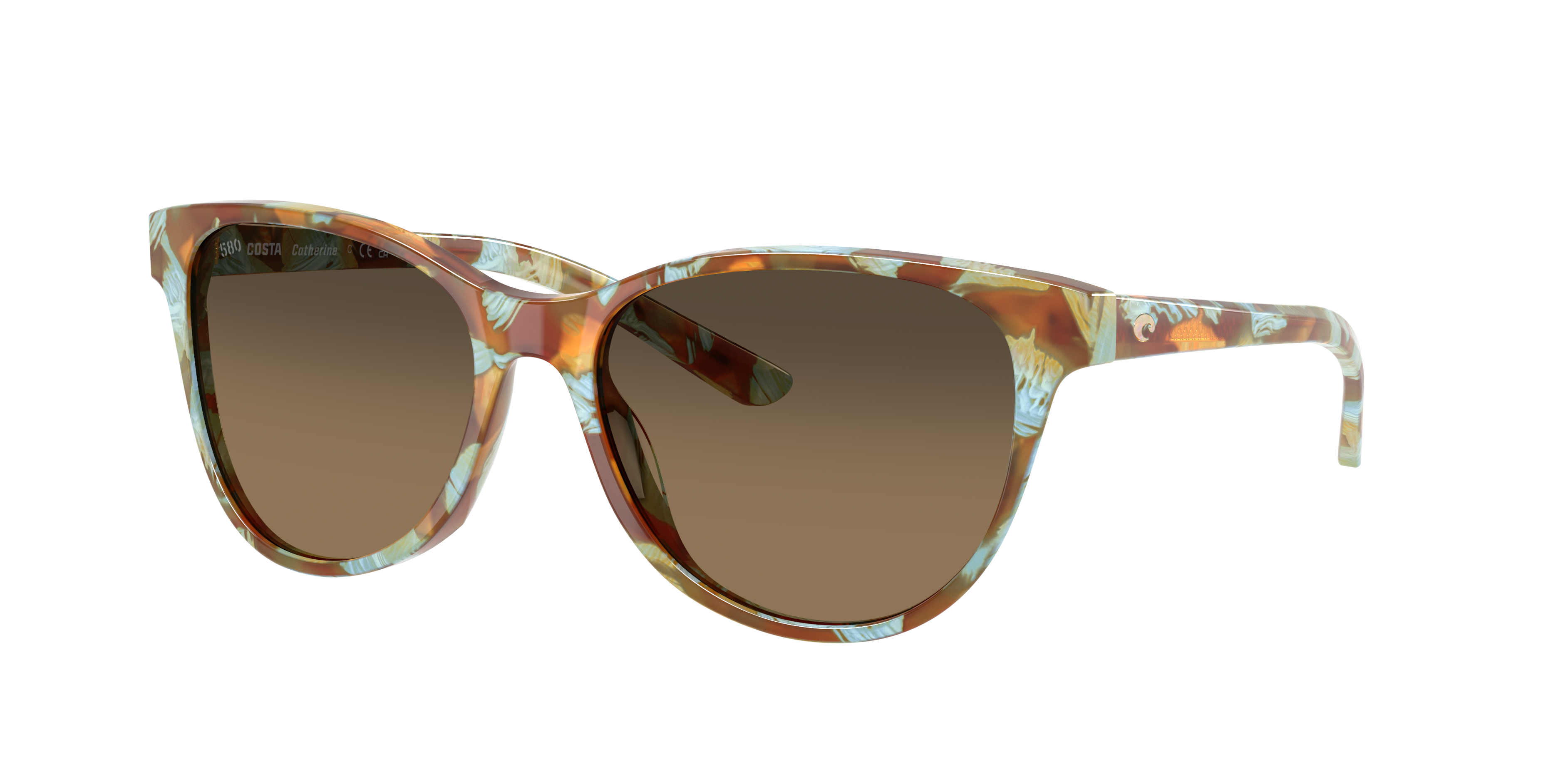 Costa Woman Sunglass Catherine -  Frame color: Cielo Ocean Tortoise, Lens color: Copper Gradient