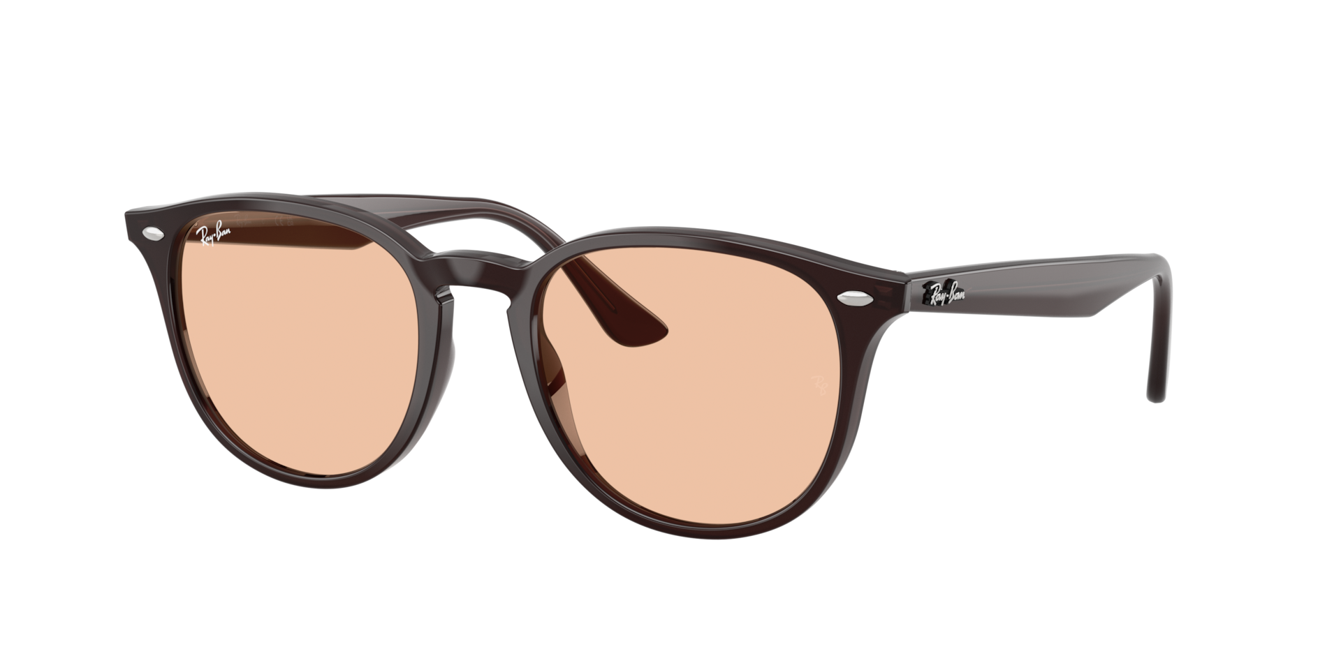 Ray-Ban Unisex Sunglass RB4259 - Rahmenfarbe: Braun transparent, Linsenfarbe: Braun