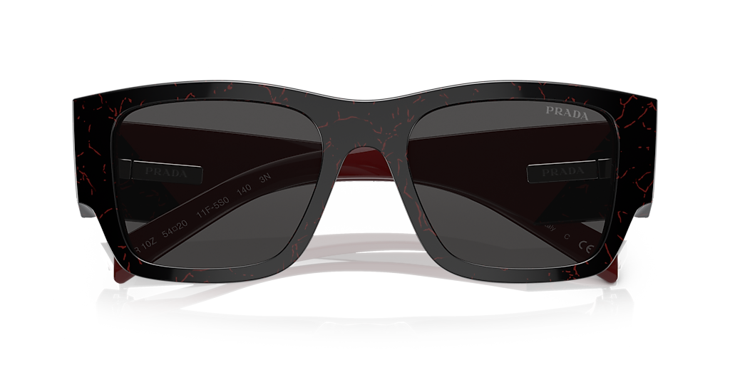 Prada PR 10ZS L (54 - 20) with Grey lenses and Black frame