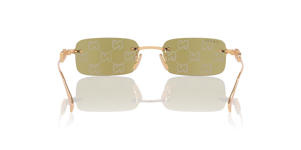 Gucci GG1808S S (52 - 20) with Green lenses and Gold frame