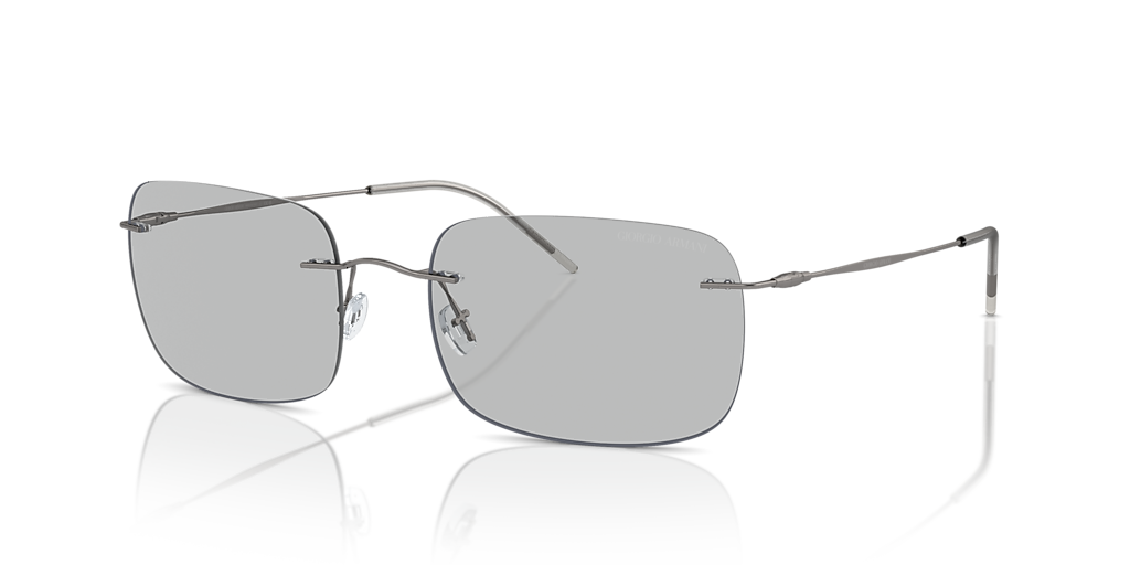 美品 GIORGIO ARMANI ラムレザーコート ライトグレー S〜M相当 Giorgio Armani AR1512M XL (58 - 19) with Grey lenses and Grey
