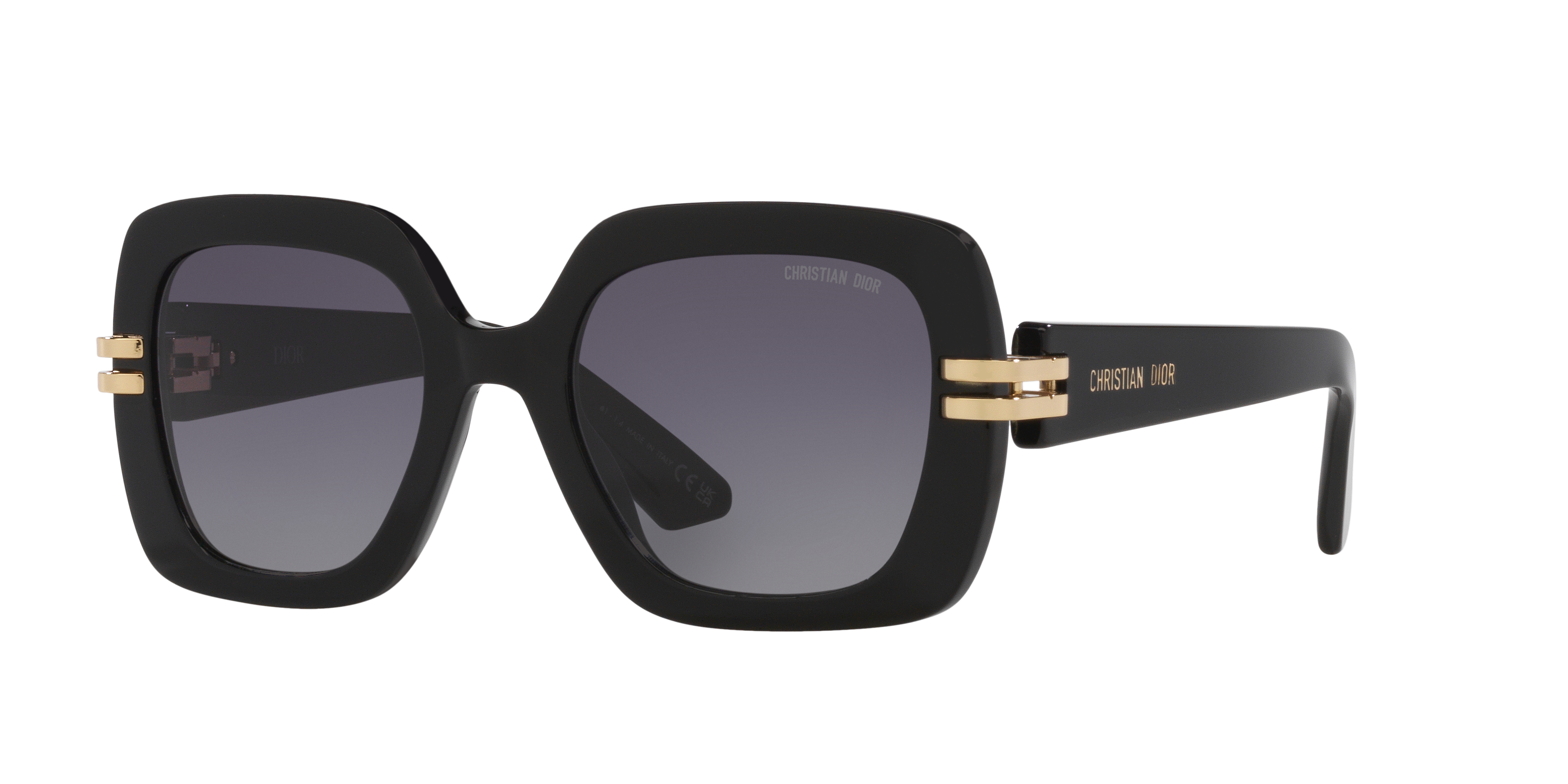 DIOR Woman Sunglass CDior S2I CD40154I -  Frame color: Black Shiny, Lens color: Grey