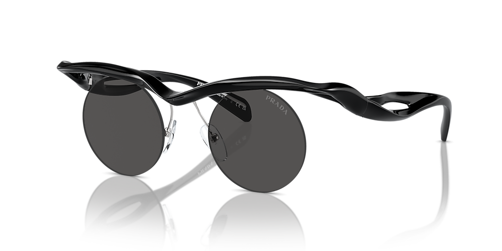 Prada PR A24S L (43 - 22) with Grey lenses and Black frame