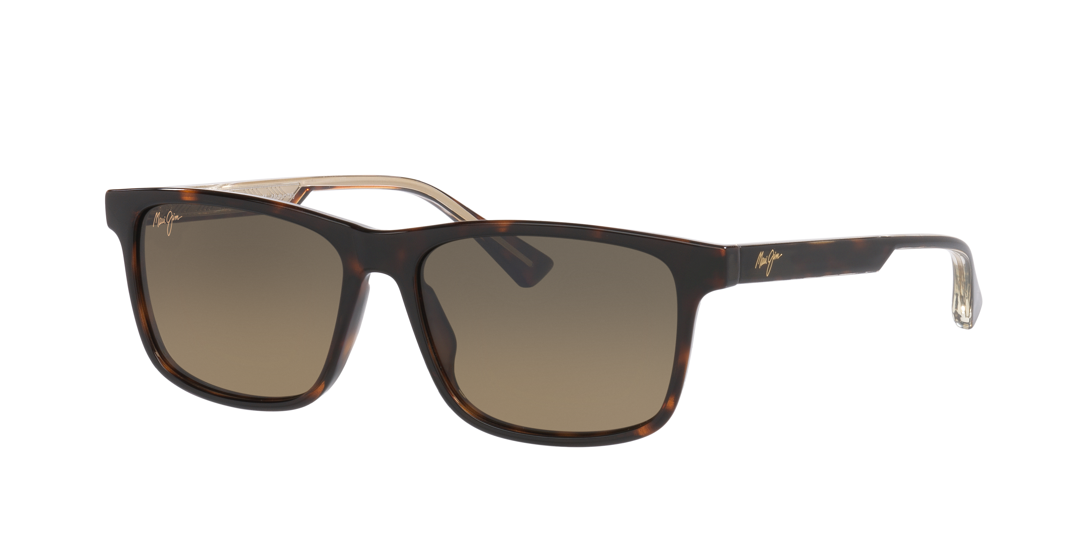 Maui Jim Man Sunglass Okina -  Frame color: Tortoise, Lens color: Bronze Gradient Polarised