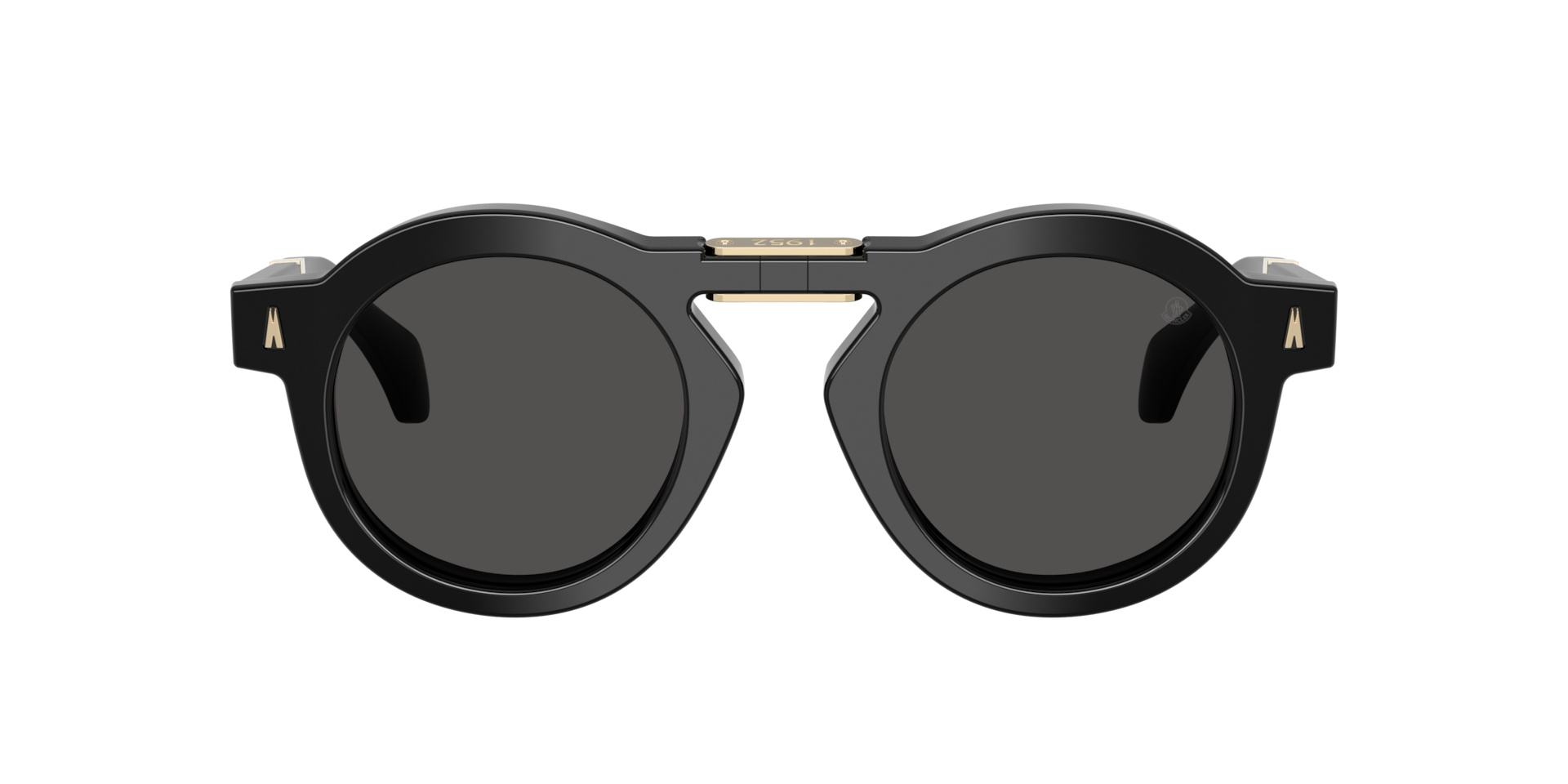 Moncler ME6019U Glisse M (47 - 24) with Grey lenses and Black