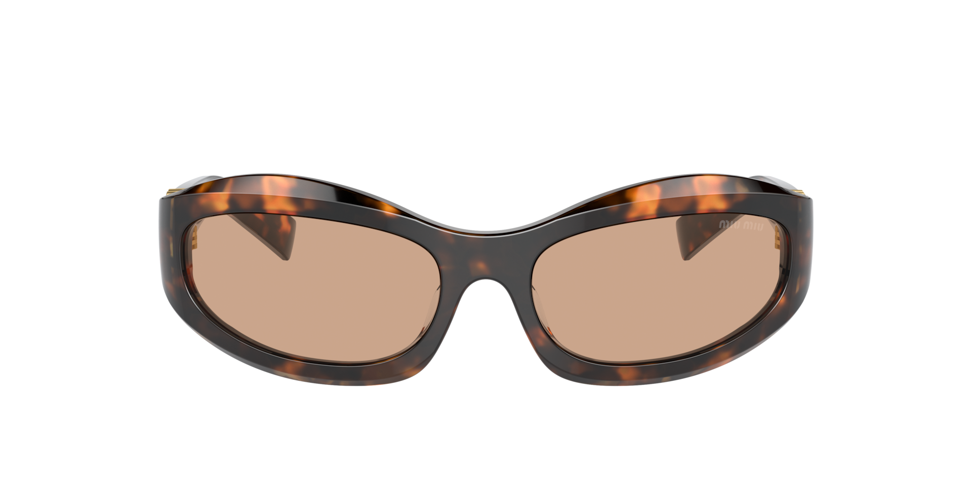 Miu Miu MU 14ZS S (59 - 17) with Brown lenses and Tortoise frame