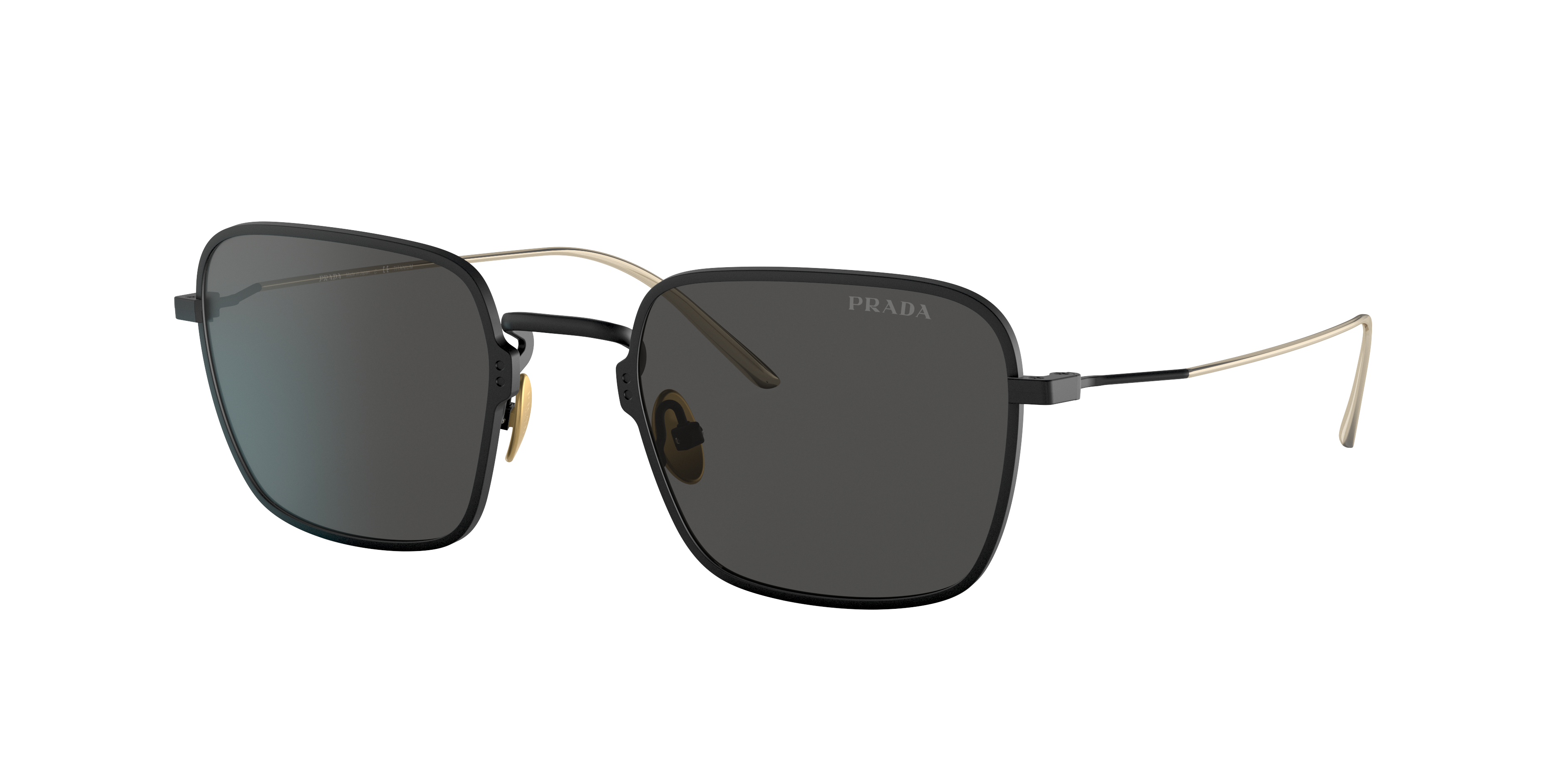 Prada PR 54WS M (52 - 22) with Grey lenses and Black frame
