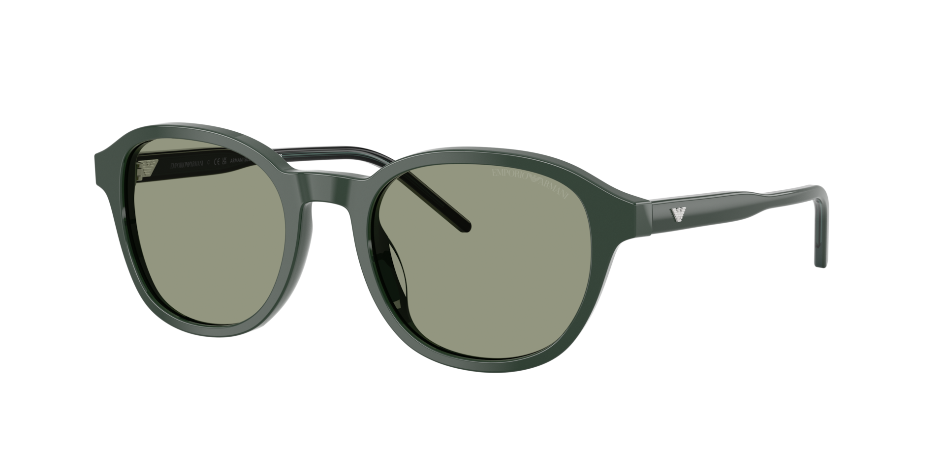 Emporio Armani Man Sunglass EA4247U -  Frame color: Shiny Green, Lens color: Green