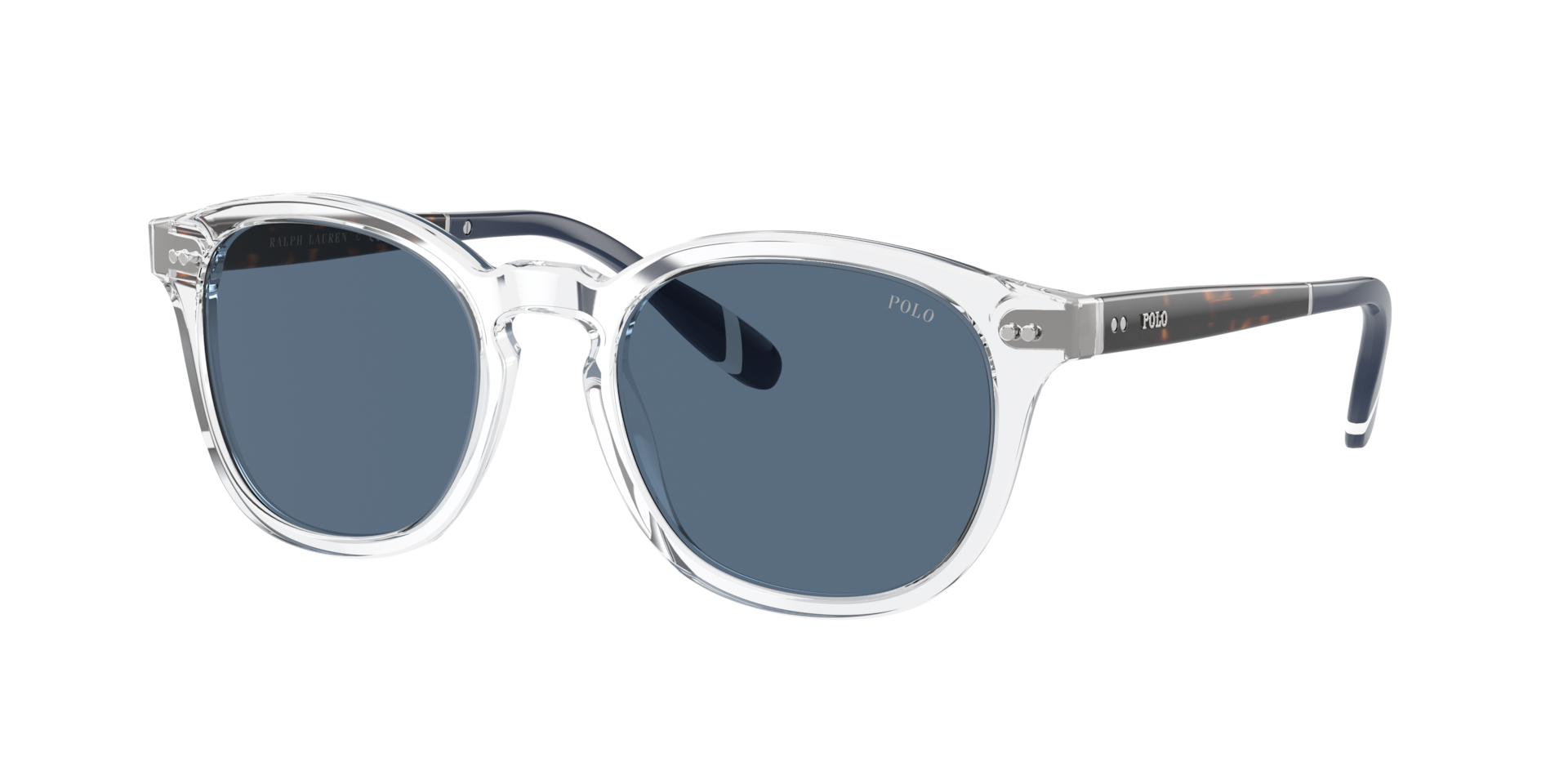 Polo Ralph Lauren Homme Sunglass PH4206 - Couleur du Monture: Cristal brillant, Couleur de Lentille: Bleu foncé