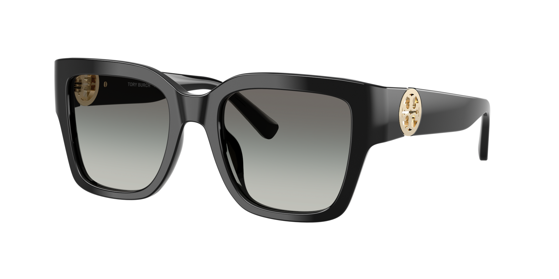 Tory Burch Woman Sunglass TY7228U -  Frame color: Black, Lens color: Grey Gradient