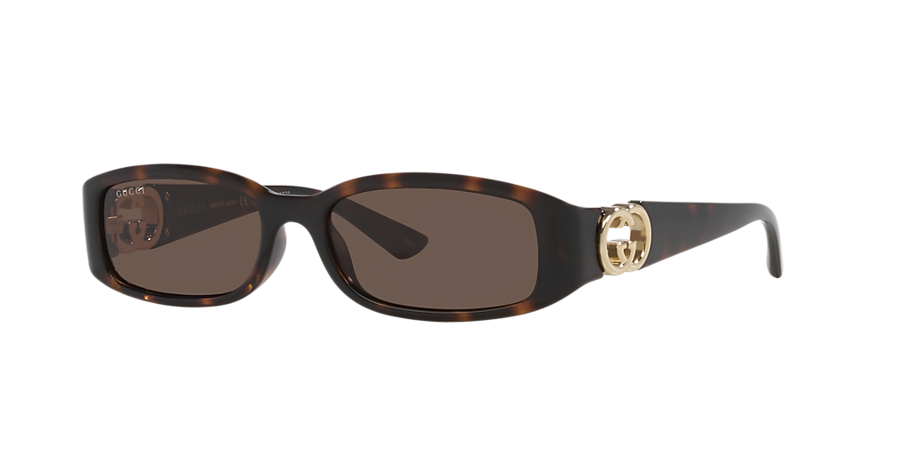 Gucci GG1661S S (54 - 16) with Brown lenses and Tortoise frame