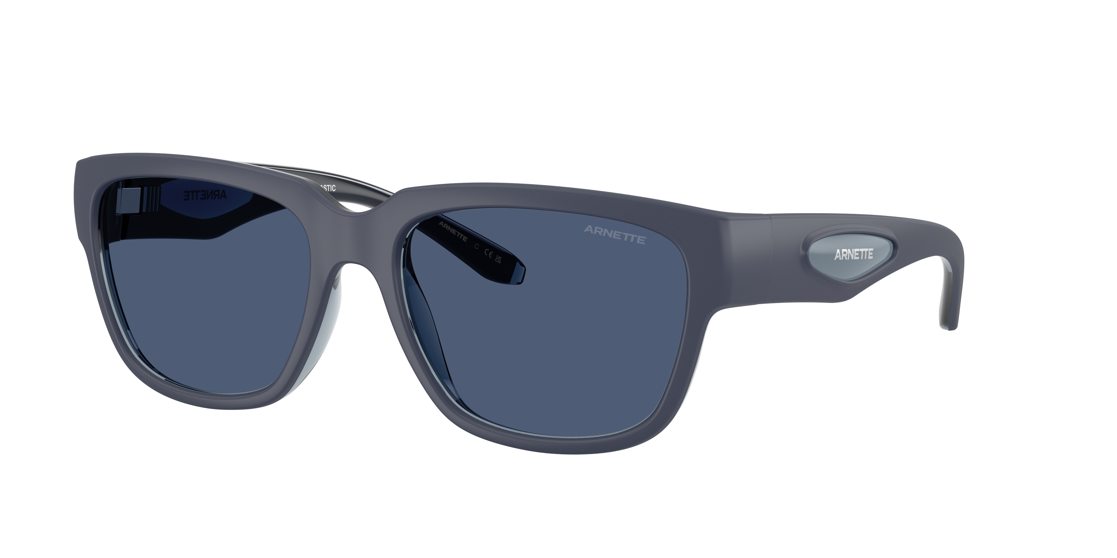 Arnette Man Sunglass Bounce -  Frame color: Navy/Transparent Blue, Lens color: Dark Blue
