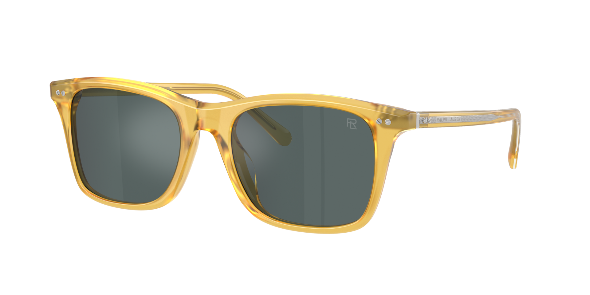 Ralph Lauren Homme Sunglass RL8242U - Couleur du Monture Miel opaline brillant Couleur de Lentille Dark Grey Mirror Green 349 €