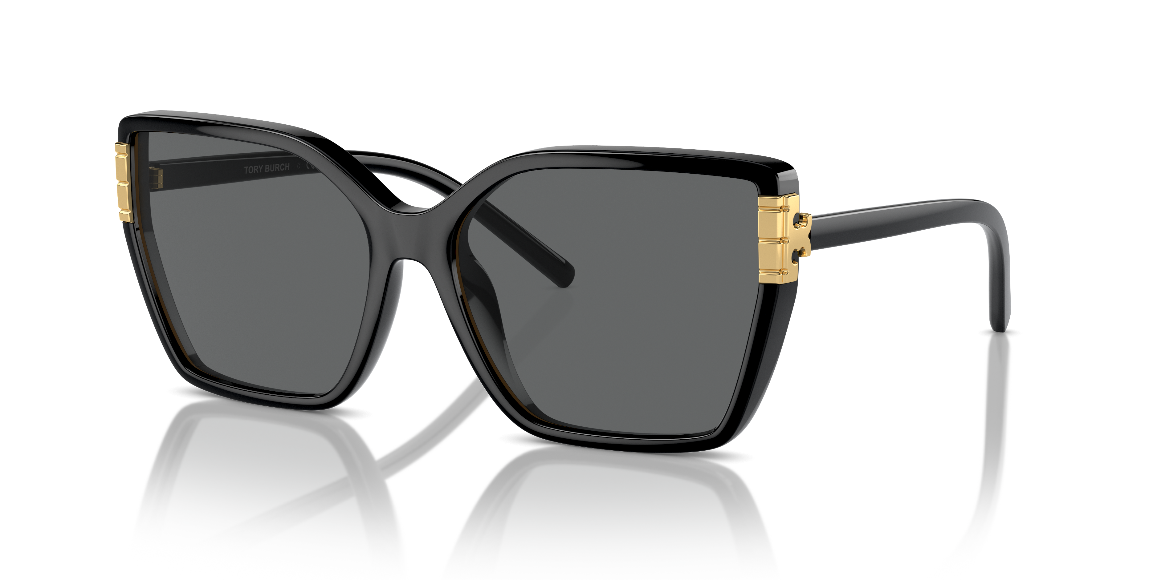 Tory Burch TY9076U L (58 - 16) with Grey lenses and Black frame