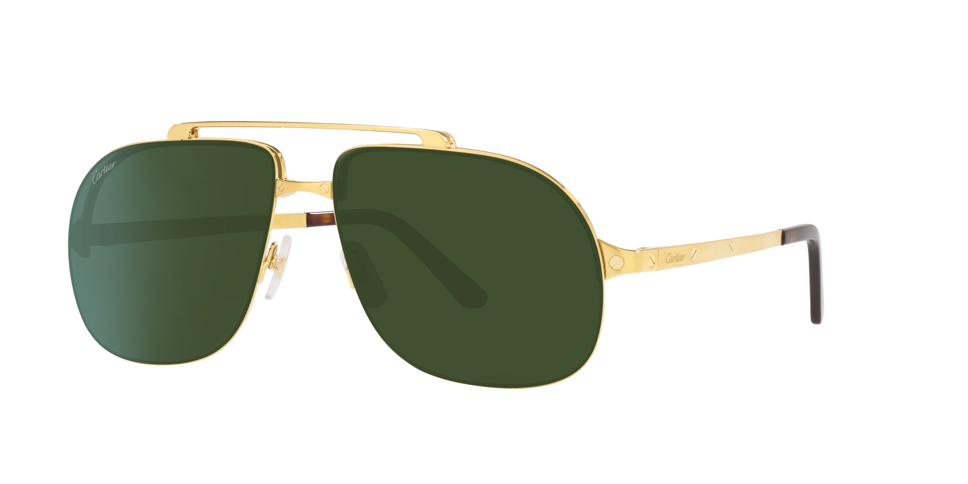 Cartier Homme Sunglass CT0353S - Couleur du Monture Or Couleur de Lentille Vert 1200 €