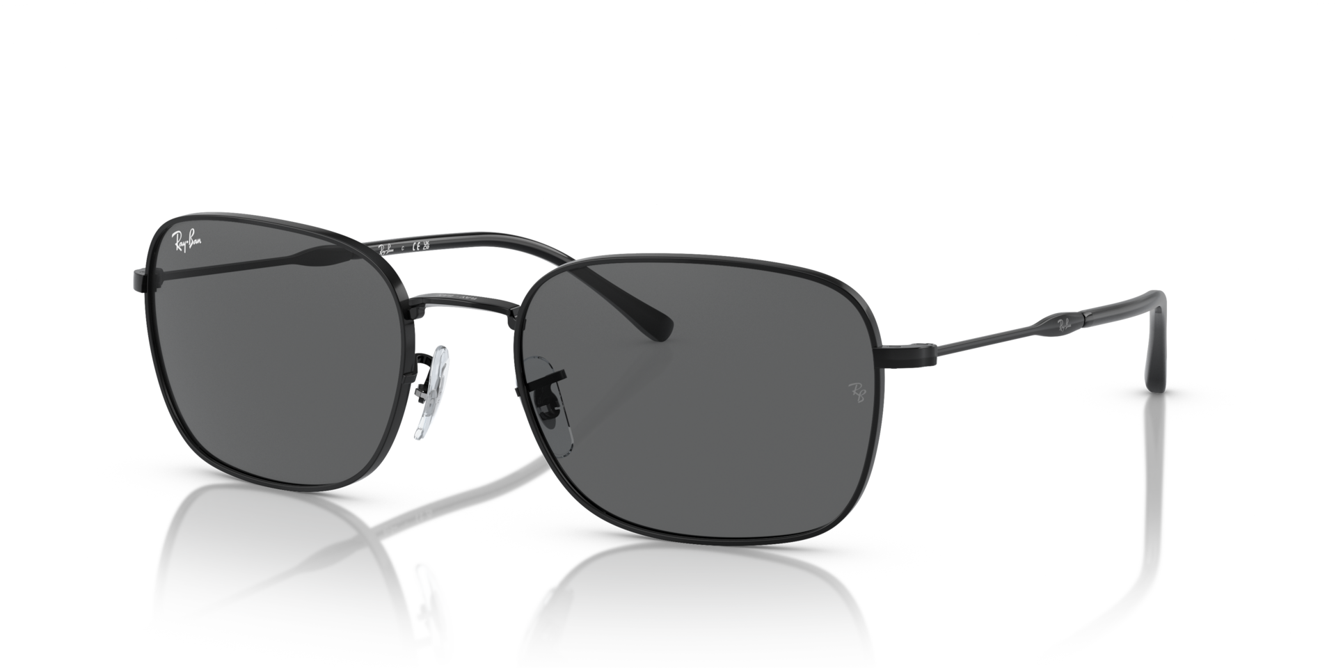 Ray-Ban RB3706 XL (57 - 20) with Grey lenses and Black frame
