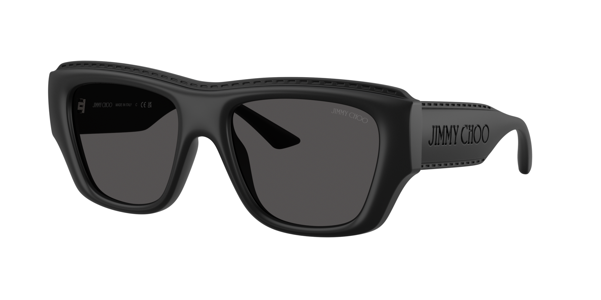 Jimmy Choo Woman Sunglass JC6003U -  Frame color: Matte Black, Lens color: Dark Grey