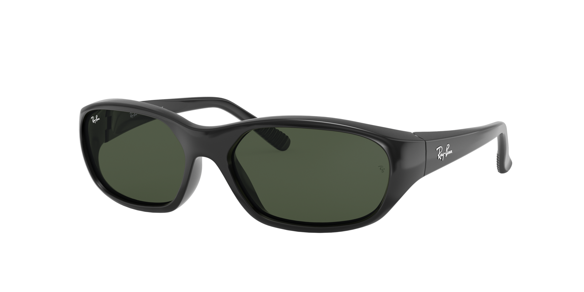 Ray-Ban Daddy-O XL (59 - 17) with Green lenses and Black frame