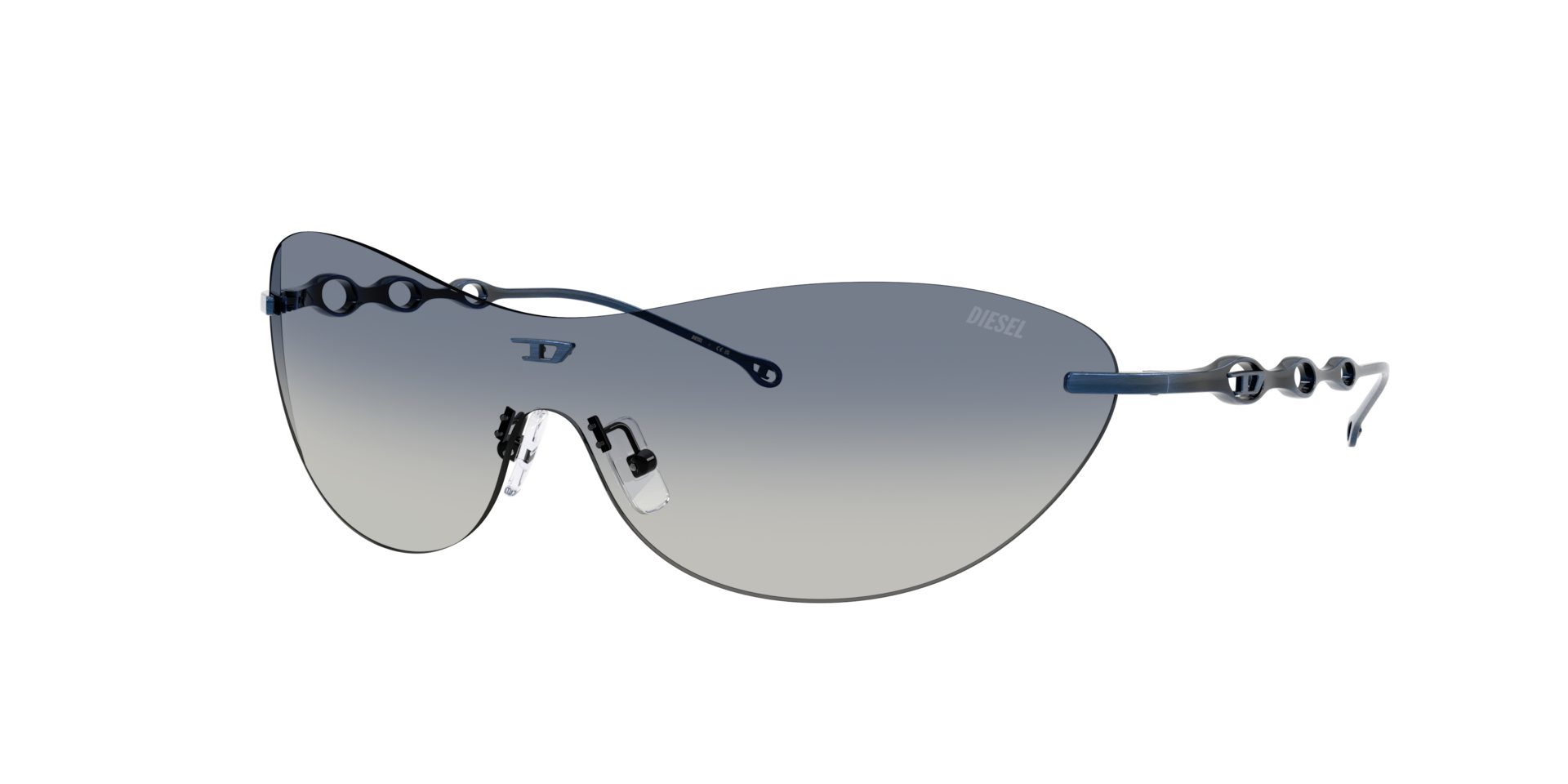 Diesel Unisex Sunglass DL1006 -  Frame color: Gradient Blue, Lens color: Gradient Blue