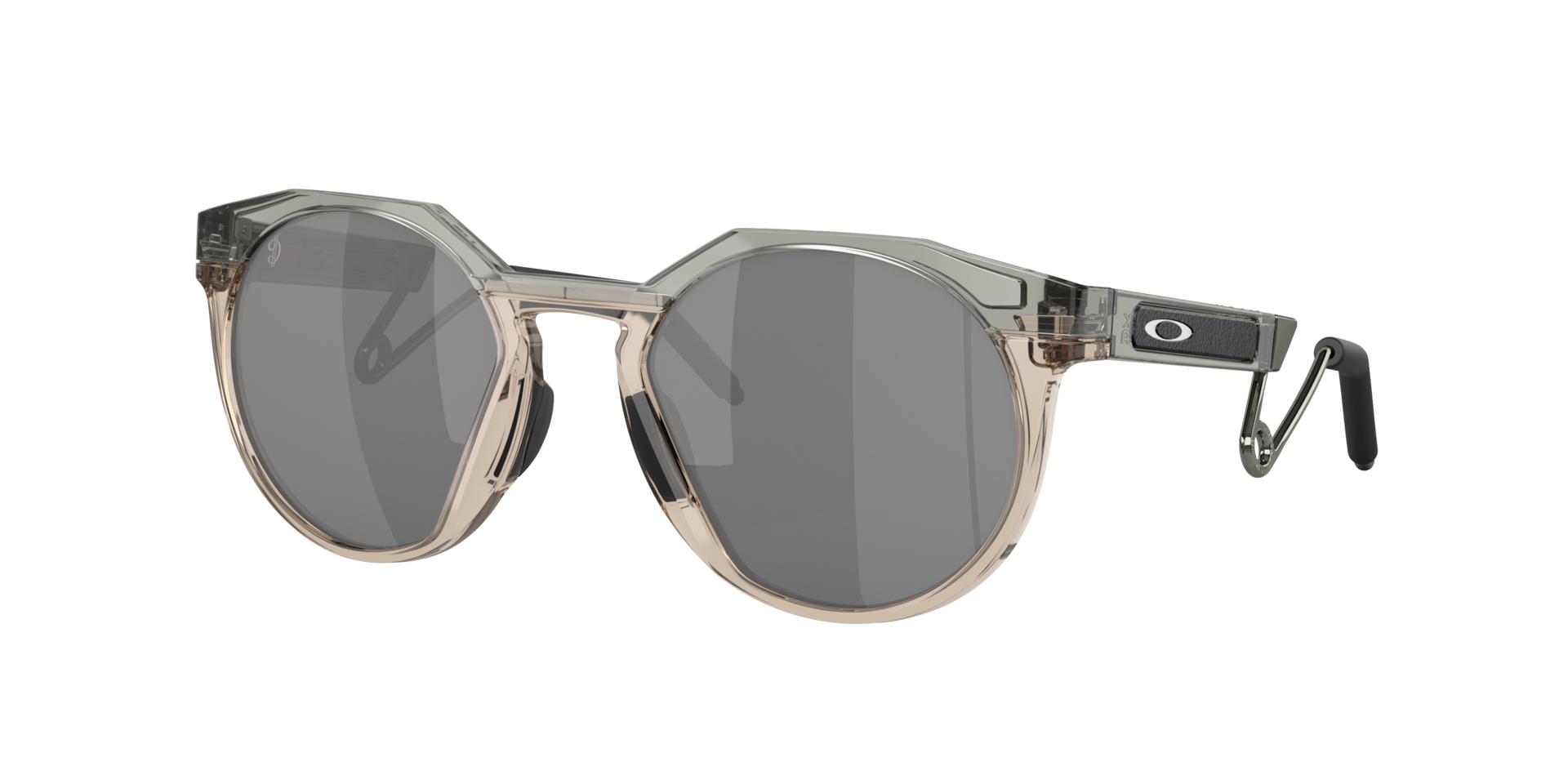 Oakley Unisex Sunglass Damian Lillard Signature Series HSTN Metal -  Frame color: Grey Ink/Sepia, Lens color: Prizm Black