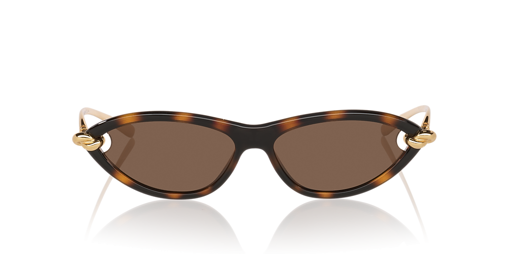 Bottega Veneta BV1390S Tortoise Cat Eye Sunglasses Bottega Veneta BV1390S Cat-Eye Sunglasses | EyeOns.com main image 4