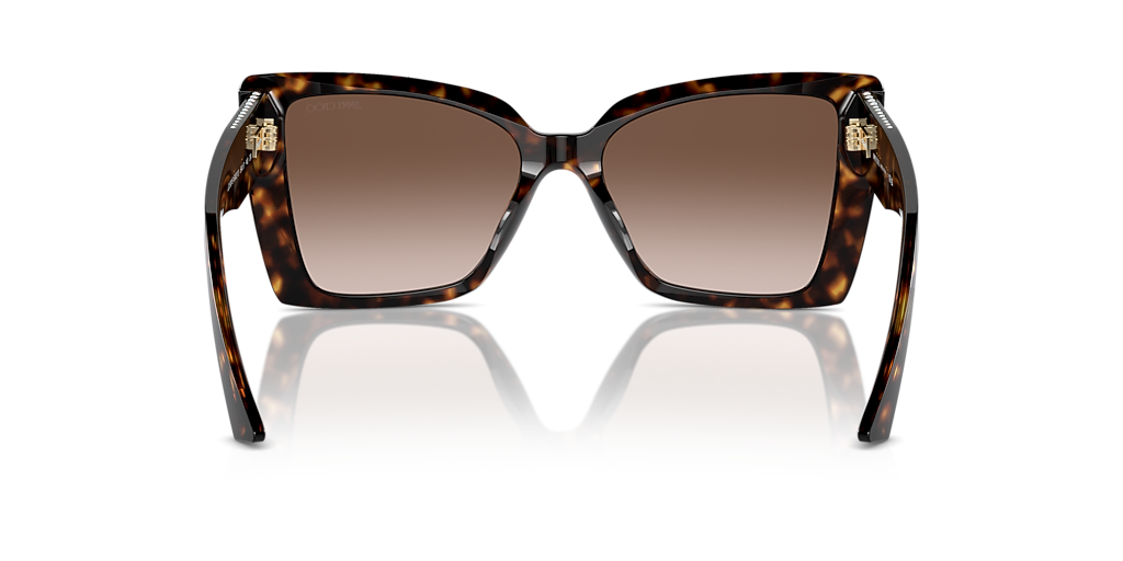 Brand New Jimmy Choo JC5001B  Tortoise Cat-Eye Sunglasses with Brown Lenses Jimmy Choo JC5001B 5002/13 Sunglasses - US main image 4