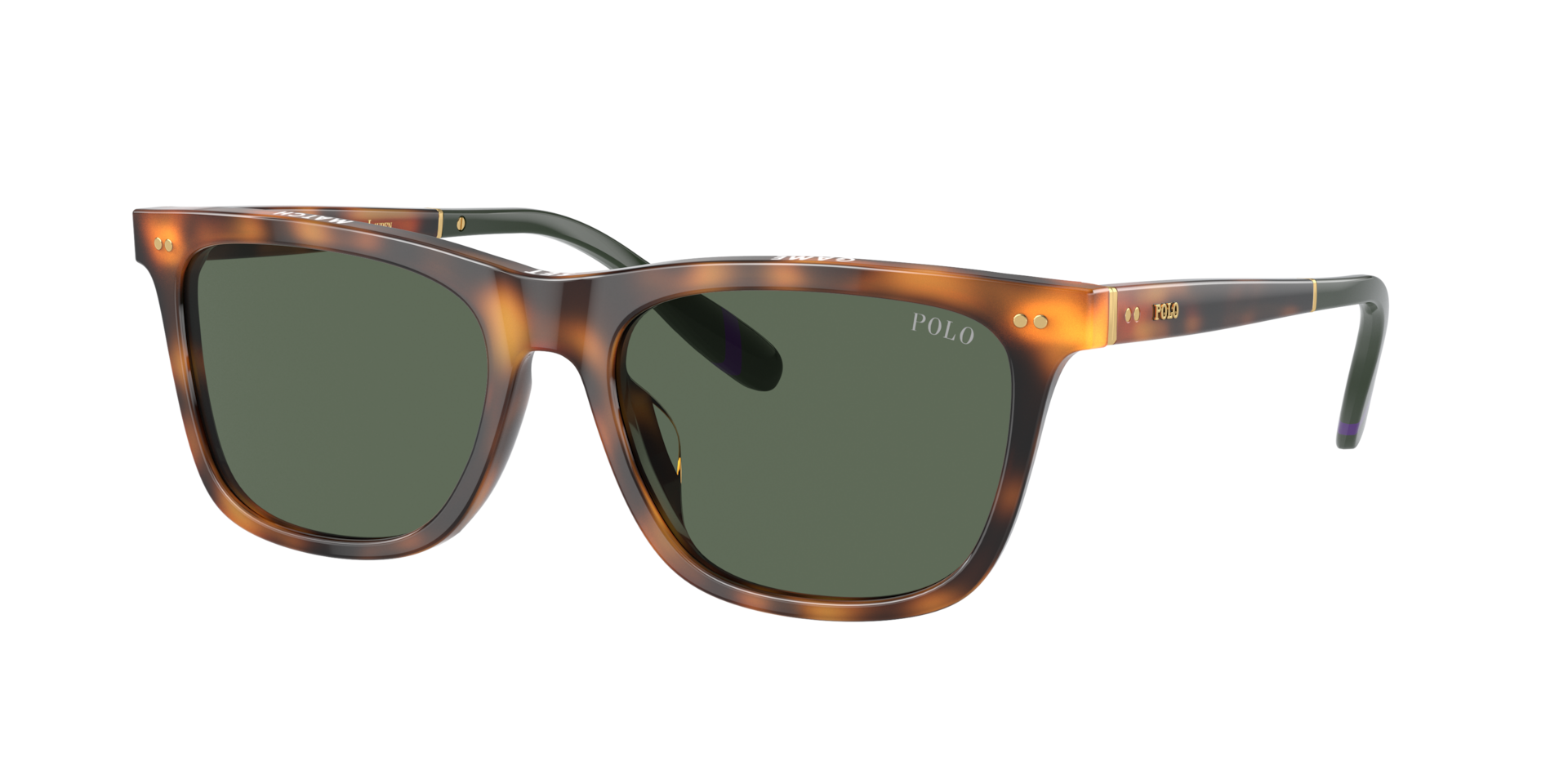 Polo Ralph Lauren Man Sunglass PH4205U -  Frame color: Shiny Red Havana, Lens color: Dark Green
