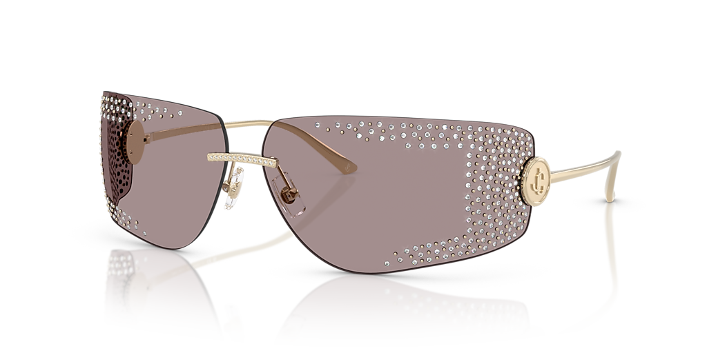 Jimmy Choo JC4009B XXL (78 - 12) with Violet lenses and Gold frame