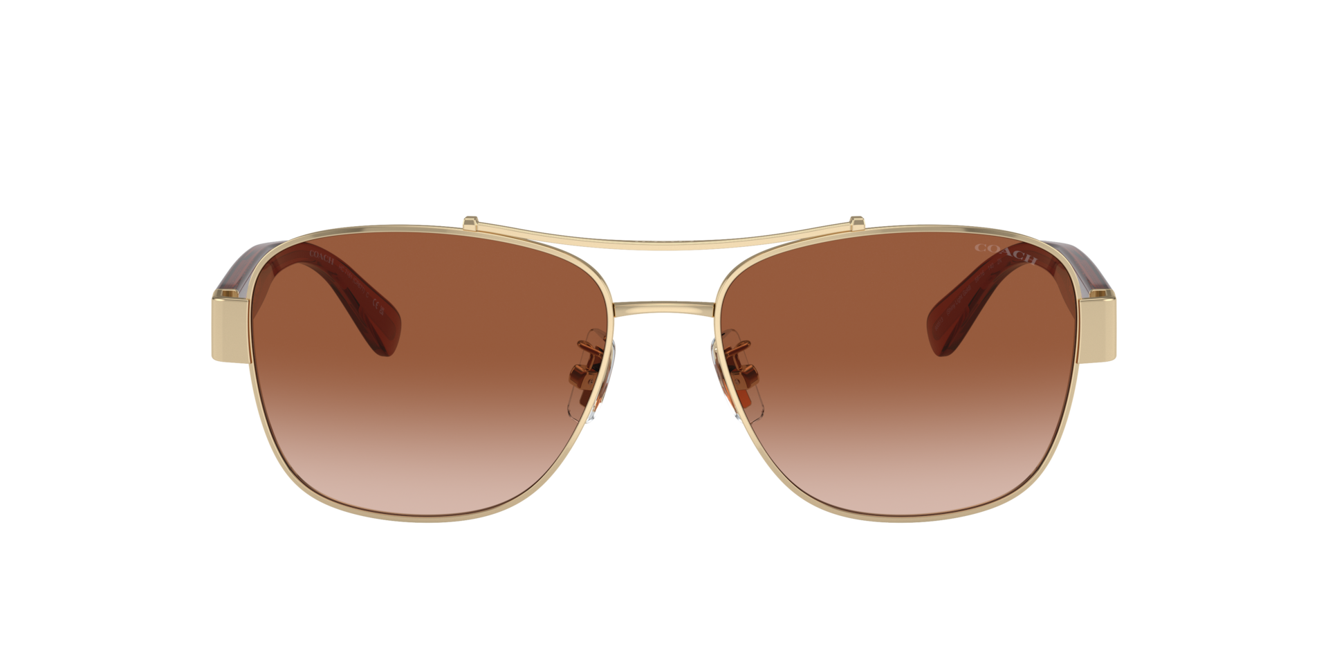 Coach CR617 M (56 - 16) with Brown lenses and Gold frame