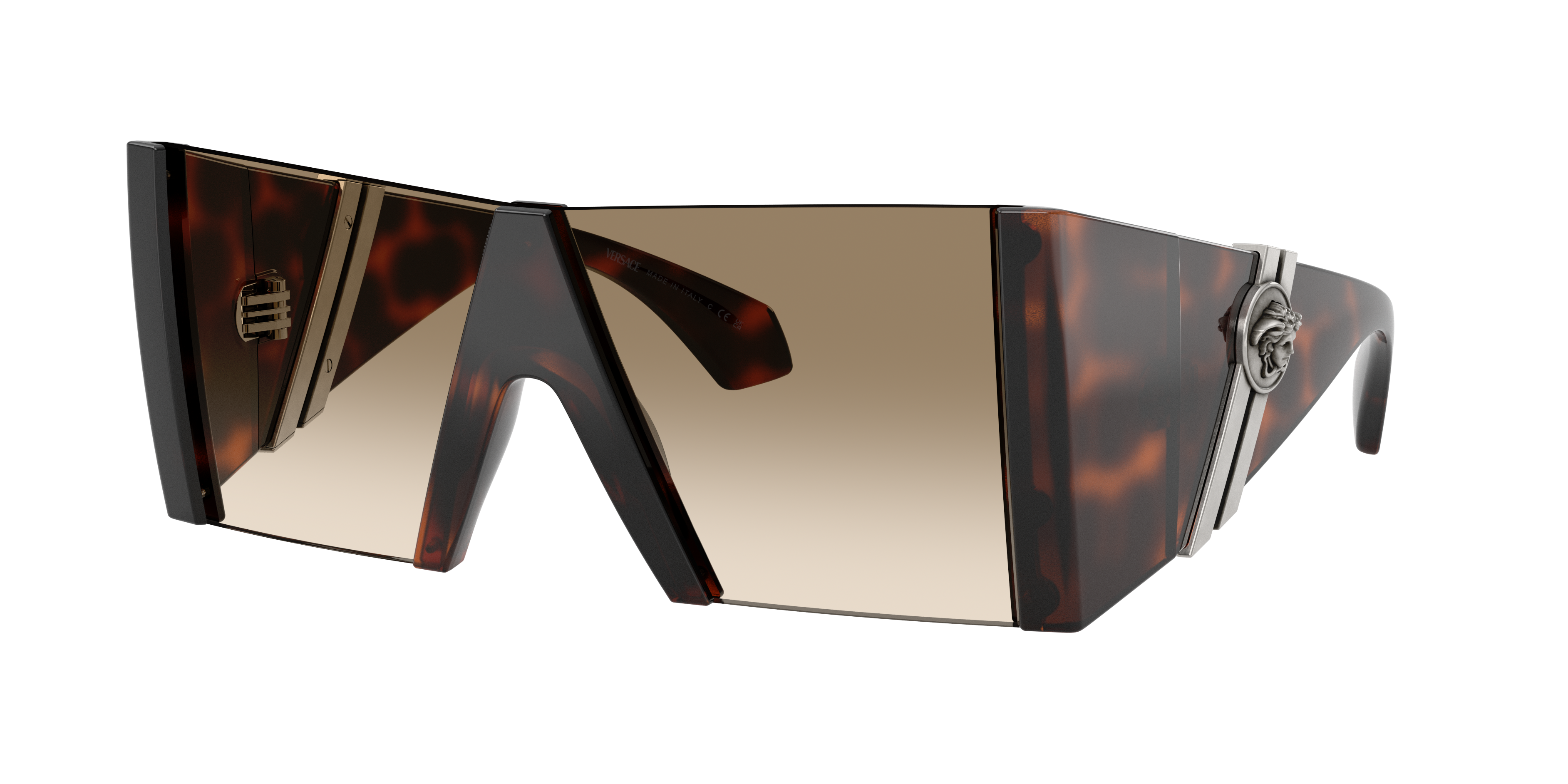Versace Woman Sunglass VE4515 -  Frame color: Havana, Lens color: Light Yellow Gradient Brown