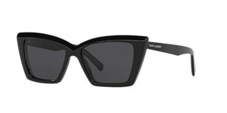 Saint Laurent SL 232 BETTY XXL (63 - 13) with Grey lenses and