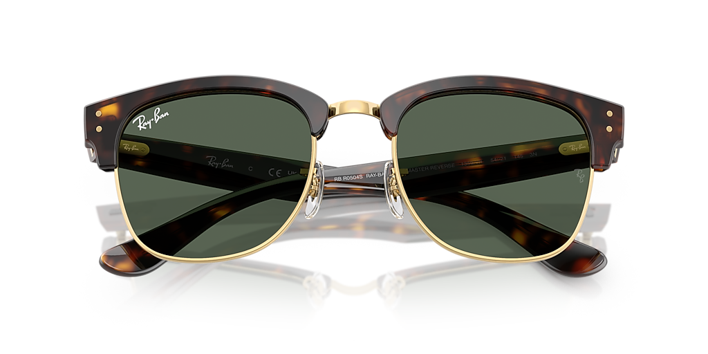 Ray-Ban Clubmaster Reverse L (54 - 21) with Green lenses and