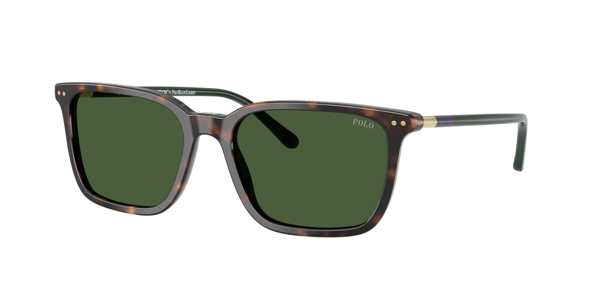Polo Ralph Lauren Homme Sunglass PH4226 - Couleur du Monture: Havana foncé brillant, Couleur de Lentille: Vert bouteille