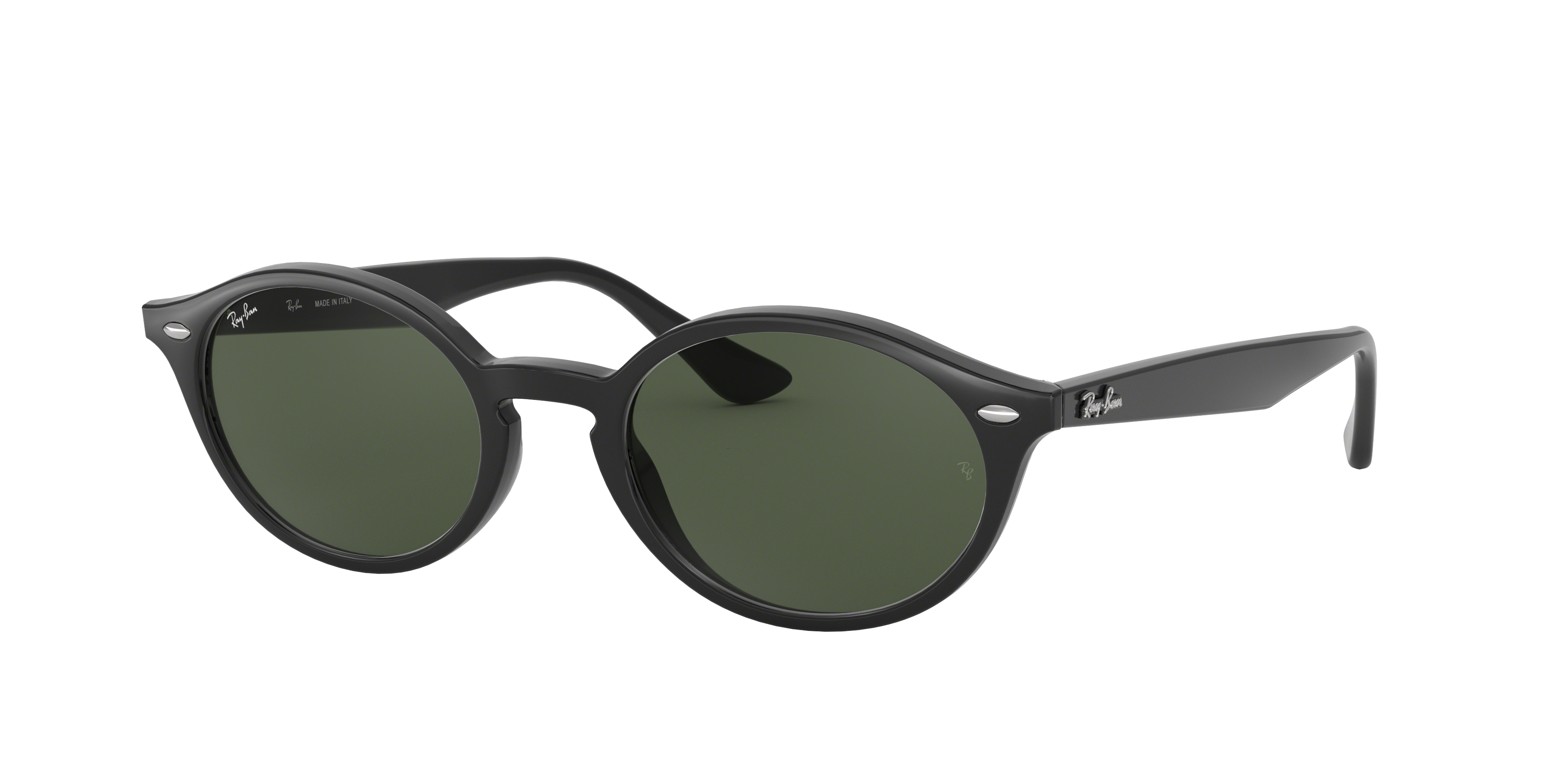 小物 Ray-Ban USA Ray-Ban RB4315 M (51 - 21) with Green lenses and Black frame
