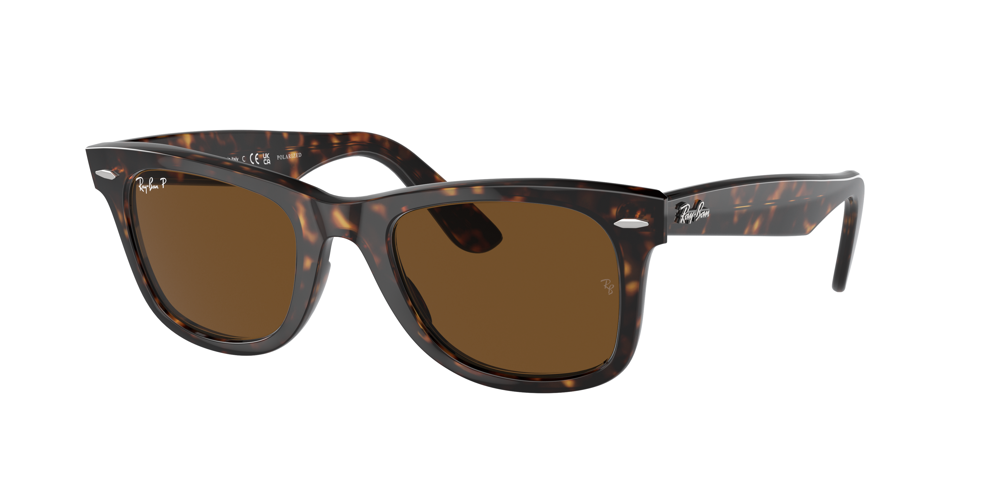 【mission23】RAYBAN RB2140F Ray-Ban Original Wayfarer Classic L (50 - 22) with Brown lenses