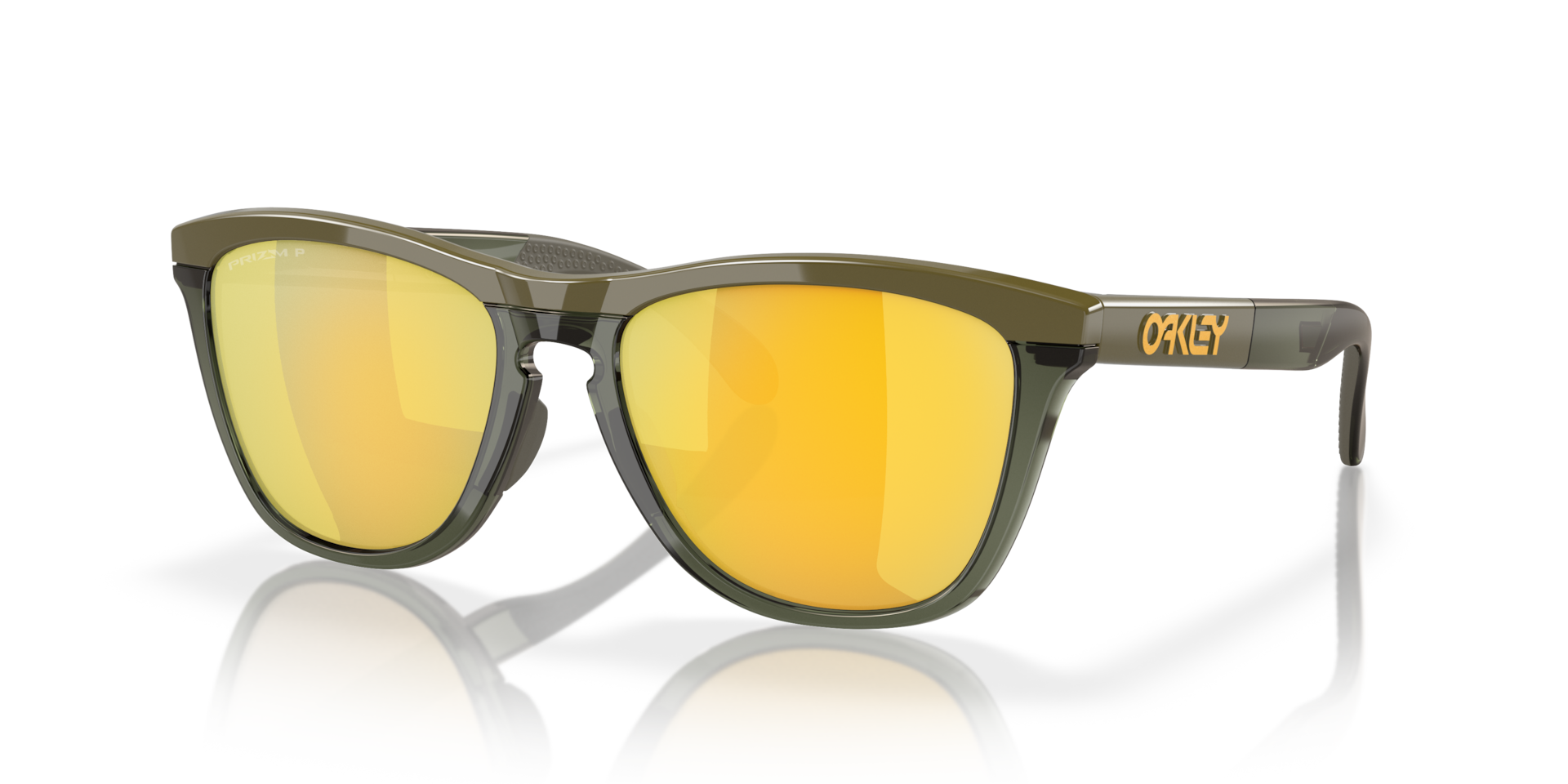 Oakley Frogskins™ Range L (55 - 17) with Gold lenses and Brown