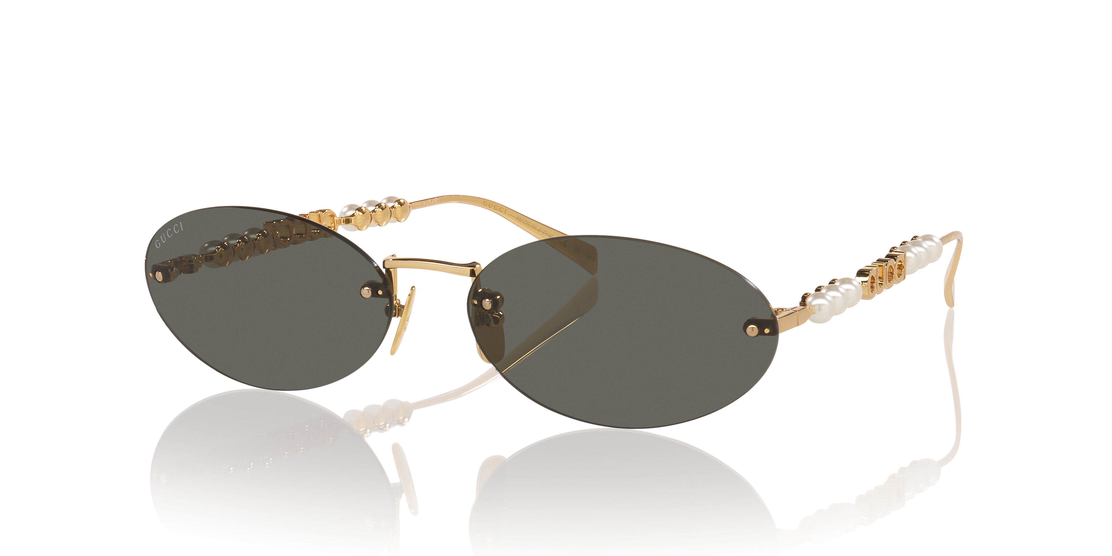 Gucci GG1922S XXL (62 - 17) with Grey lenses and Gold frame