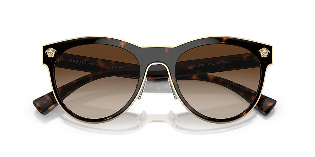 Versace VE2198 S (54 - 20) with Brown lenses and Tortoise  display picture 1