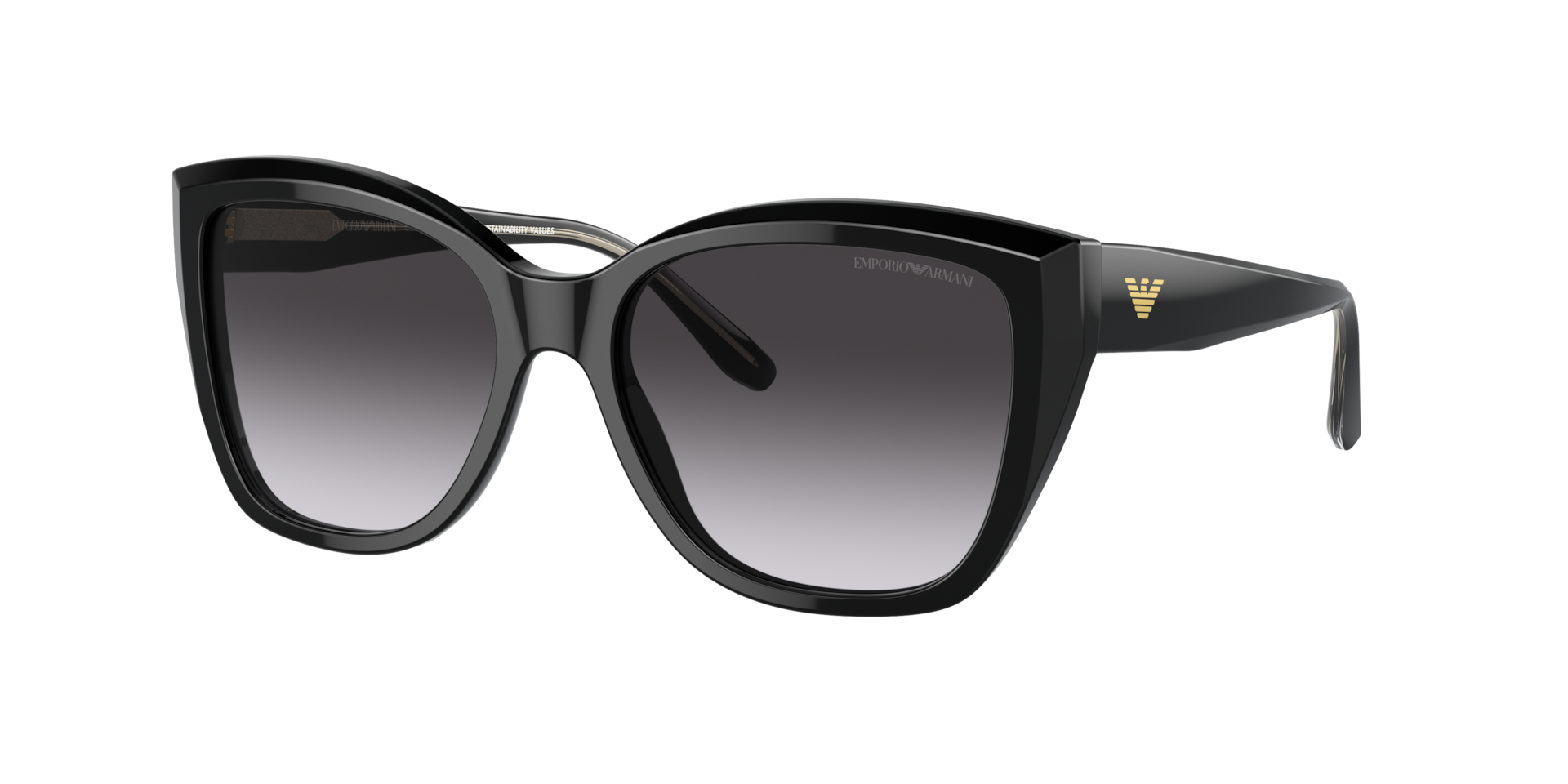 Emporio Armani Woman Sunglass EA4198 - Frame color: Black, Lens color: Gradient Grey