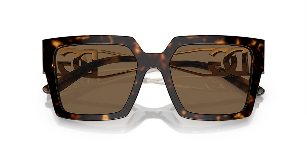 Dolce&Gabbana DG4446B L (53 - 19) with Brown lenses and Tortoise