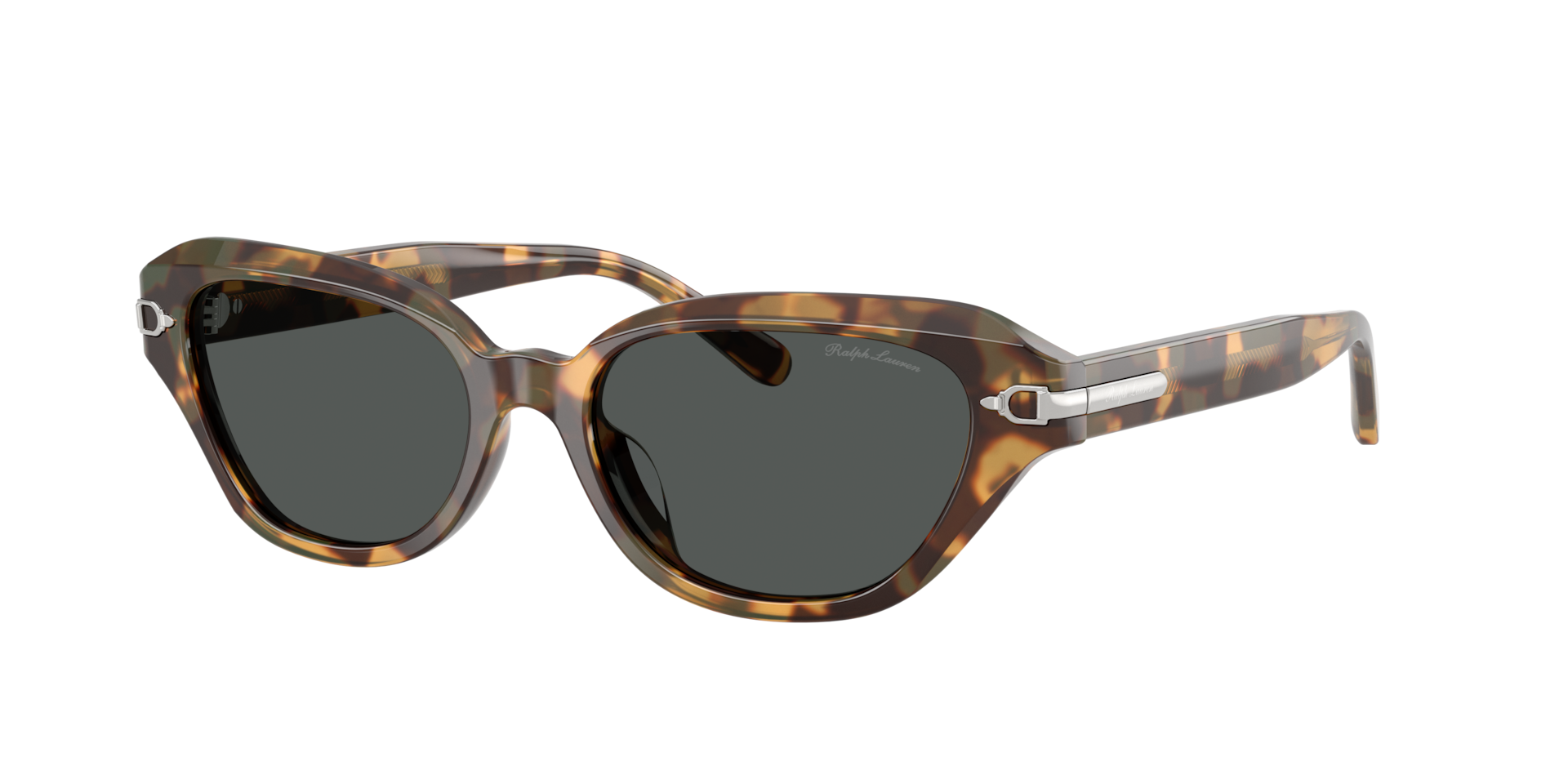 Ralph Lauren Femme Sunglass RL8244U - Couleur du Monture: Havana tacheté, Couleur de Lentille: Gris foncé
