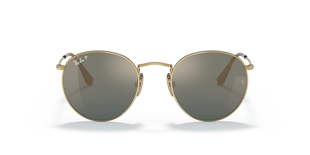 Ray-Ban Round Titanium S (50 - 21) with Gold lenses and Gold frame