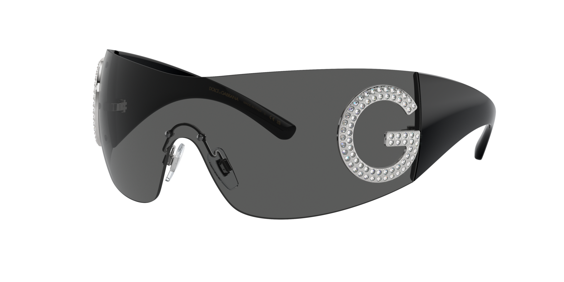 Dolce&Gabbana Woman Sunglass DG2298B -  Frame color: Black, Lens color: Dark Grey