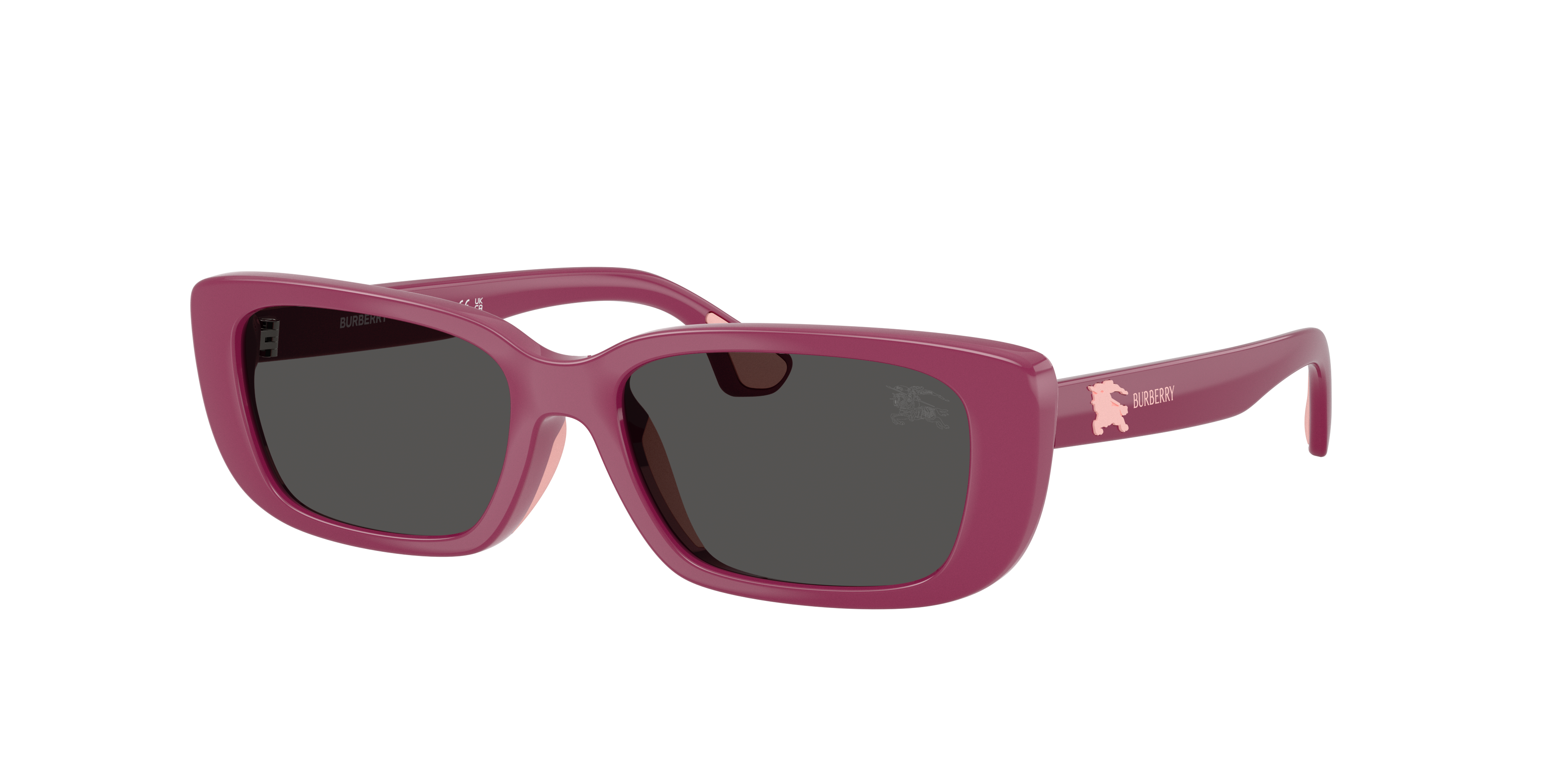 Burberry Unisex Sunglass JB4006U -  Frame color: Violet, Lens color: Dark Grey
