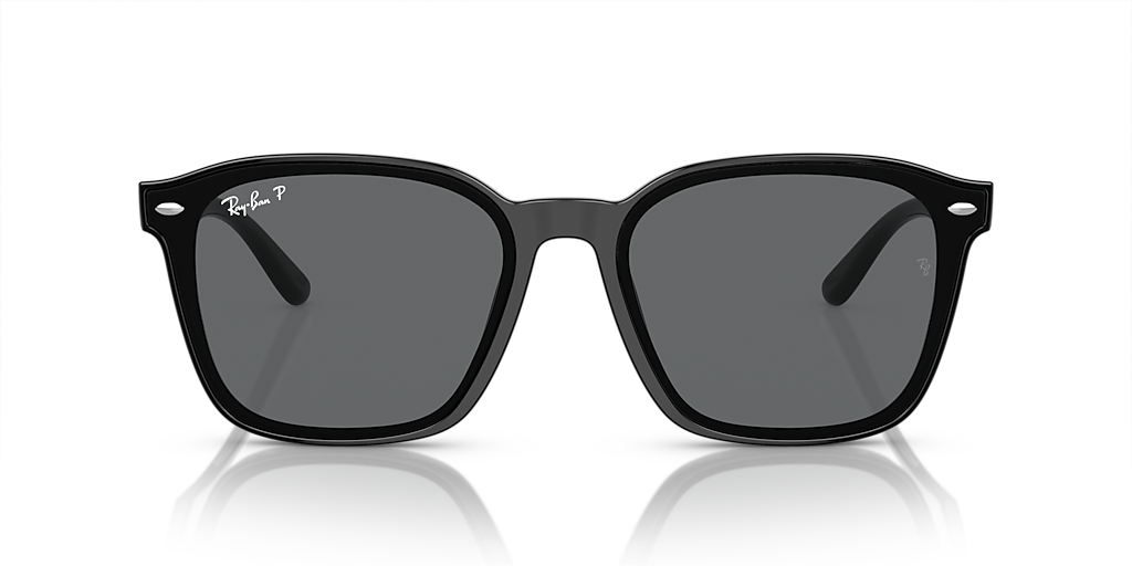 Ray-Ban RB4392D XXL (66 - 17) with Grey lenses and Black frame